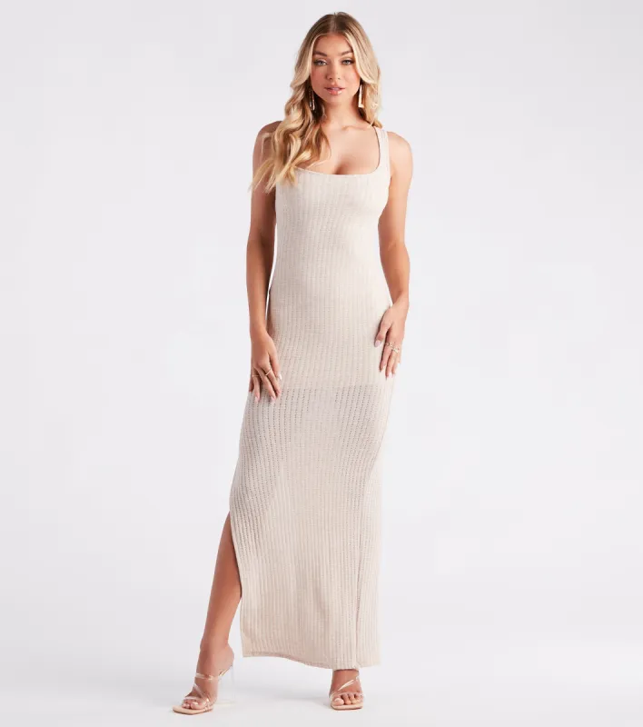 The 'It' Knit Sleeveless Maxi Dress sold by Windsor