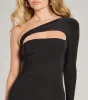 Bold Vibe One-Shoulder Cutout Bodycon Mini Dress sold by Windsor