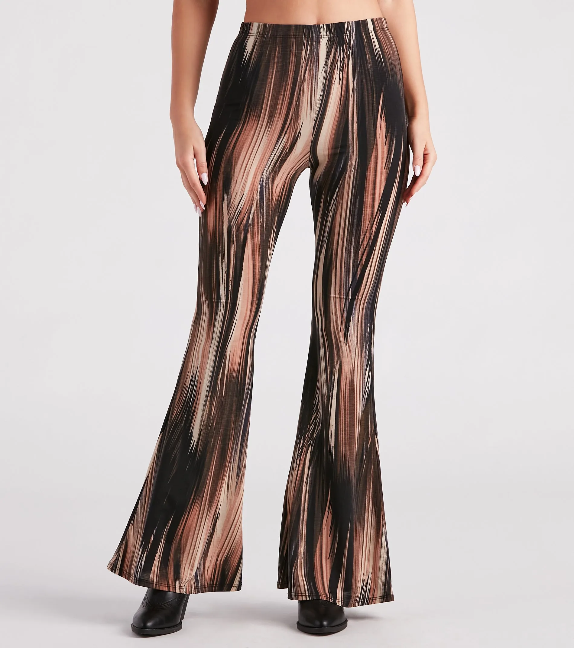 Festival Muse Printed Flare Pants sold by Windsor