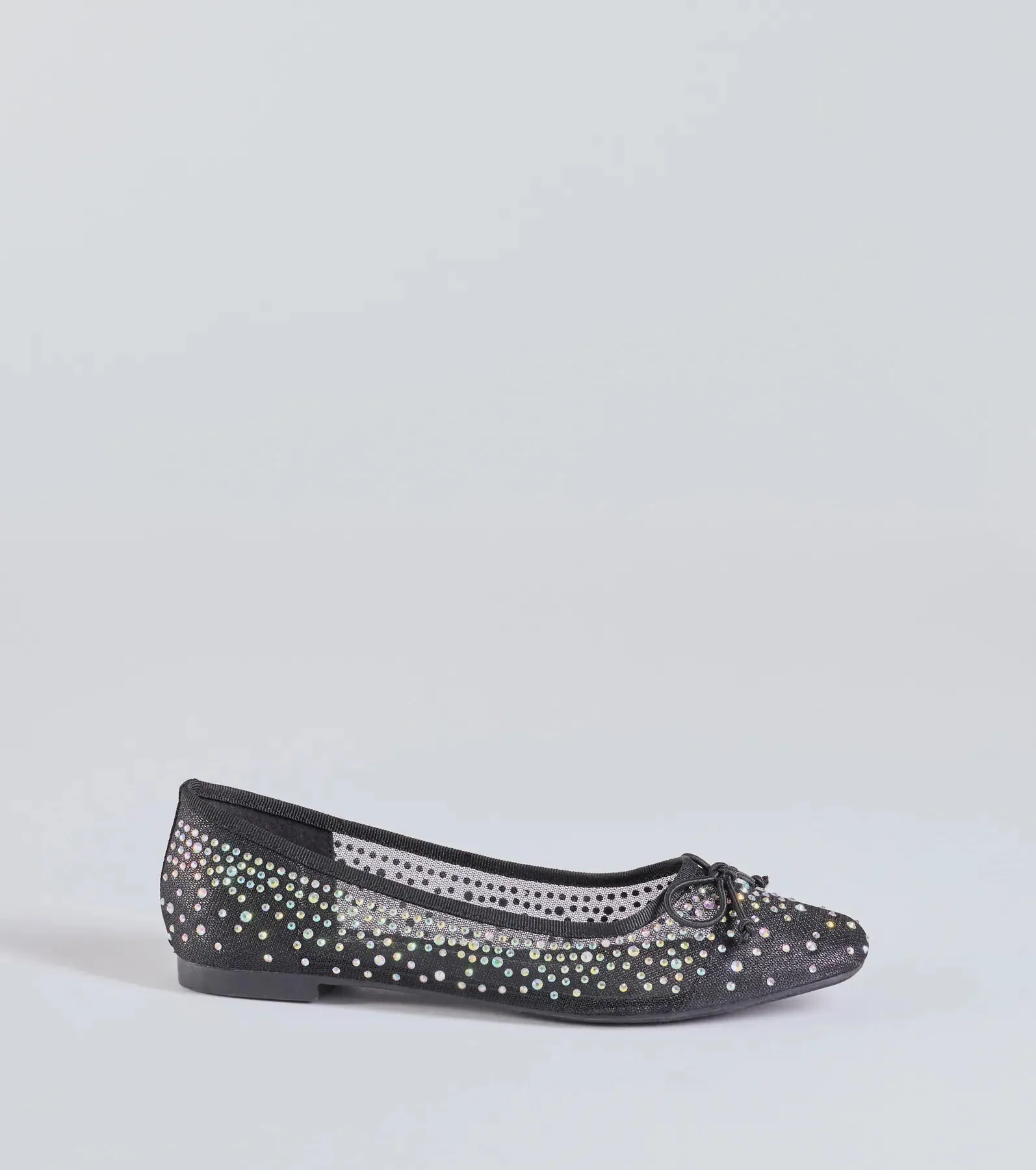Chic Charm Rhinestone Bow Ballet Flats sold by Windsor product image thumbnail 2