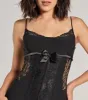 Sealed With Style Lace and Bow Mini Dress sold by Windsor