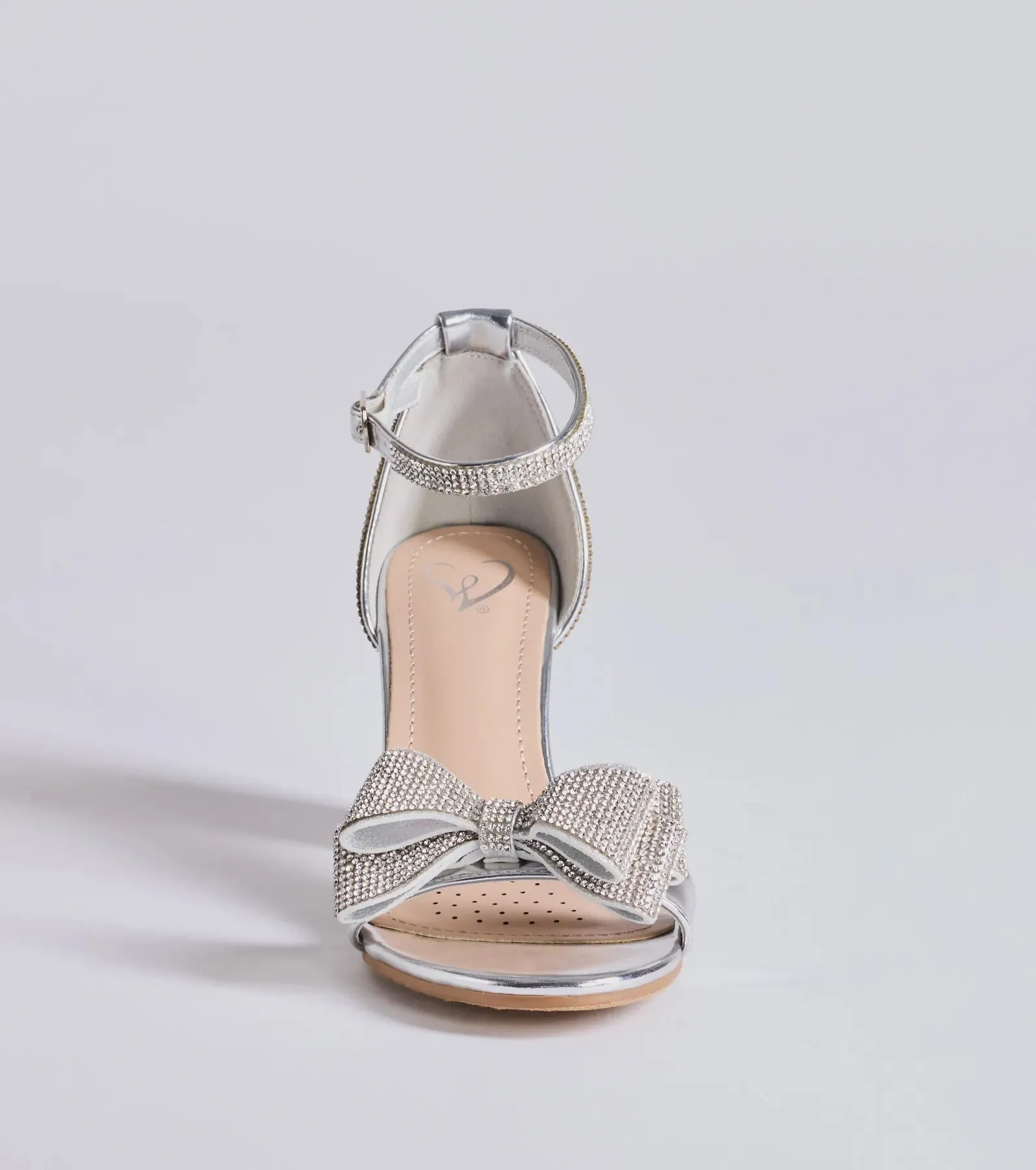 Endless Glam Rhinestone Bow Block Heels sold by Windsor product image thumbnail 3