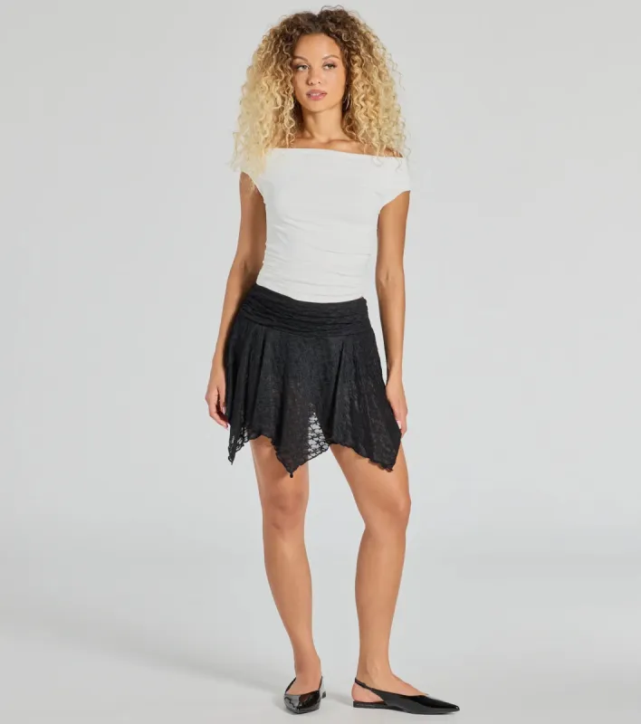 Chloe Mini Skirt - Chartreuse | Parallel