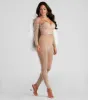 Iridescent Sparkle Rhinestone-Embellished Sheer Catsuit sold by Windsor