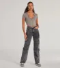 Girl Next Door Ribbed Knit Henley Crop Top sold by Windsor