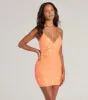 Alex Lace-Up Sequin Mini Dress sold by Windsor
