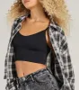 Casual Style Button-Down Plaid Flannel Top sold by Windsor