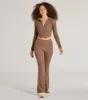 Ribbed Knit Flare Pants sold by Windsor