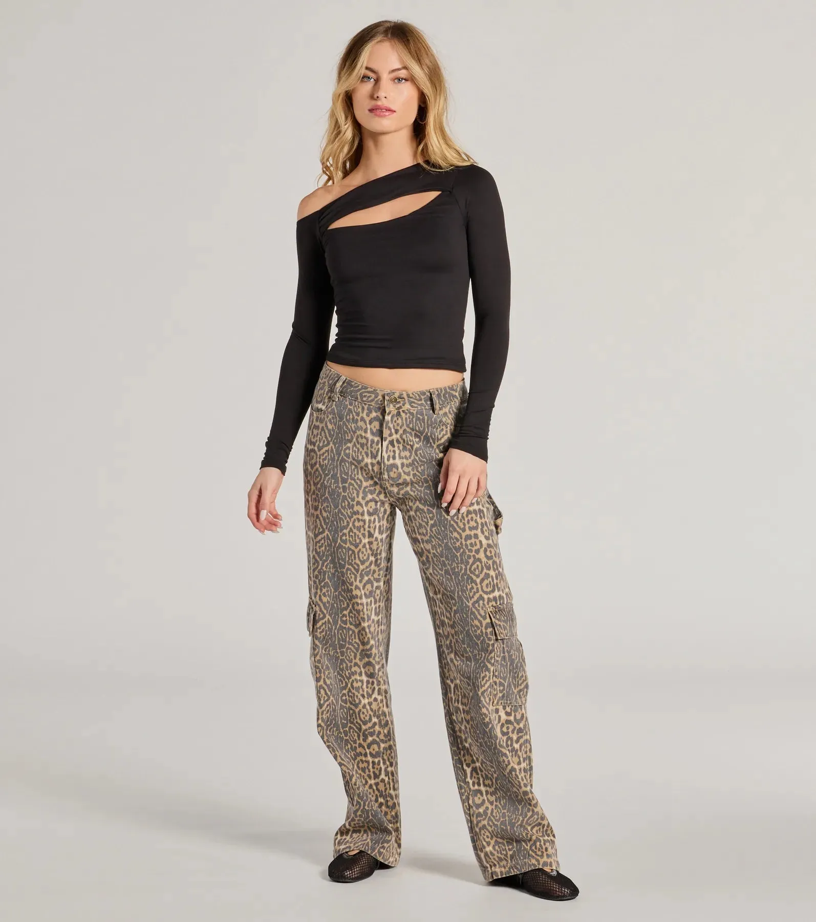 Feeling Chic Cutout One-Shoulder Top sold by Windsor product image thumbnail 3