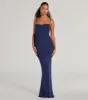 Julane Cowl Neck Ruched Mermaid Dress sold by Windsor