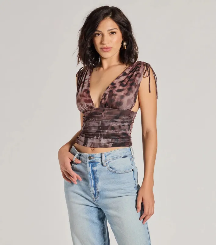 Fab and Fierce Animal Print Tank Top sold by Windsor