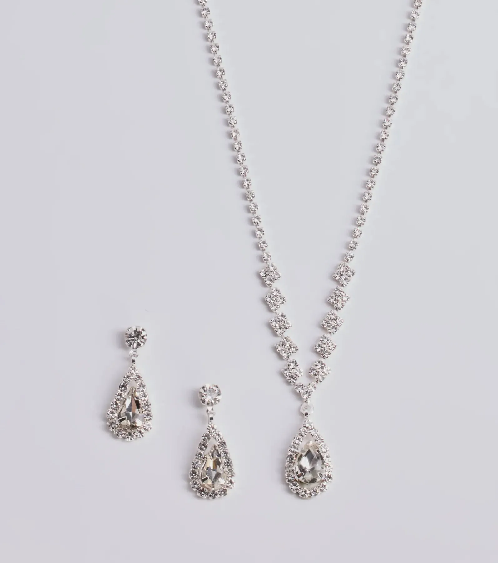 Glam Standard Rhinestone Jewelry Set sold by Windsor product image thumbnail 2