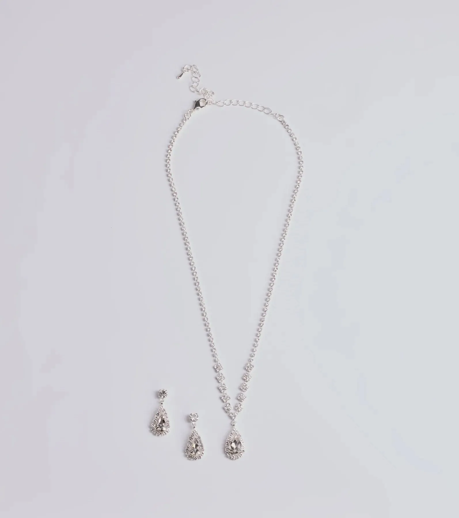 Glam Standard Rhinestone Jewelry Set sold by Windsor