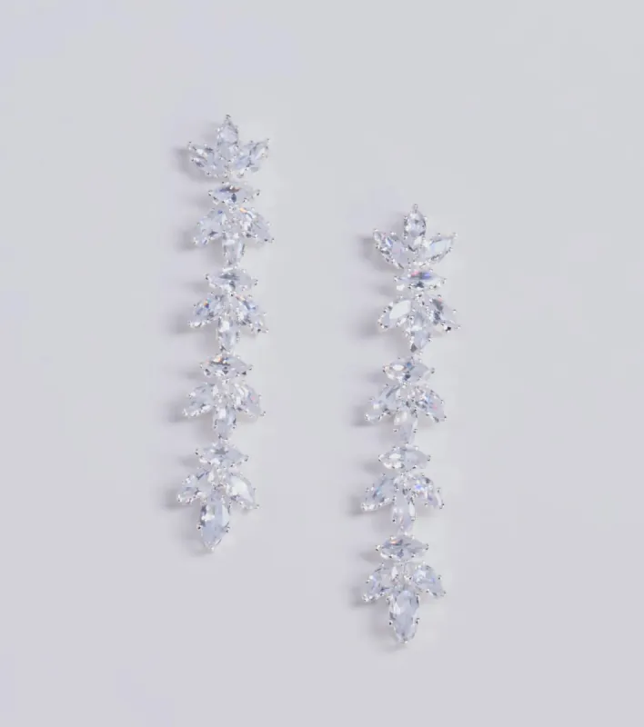 Luxe Stunner Crystal Duster Earrings sold by Windsor