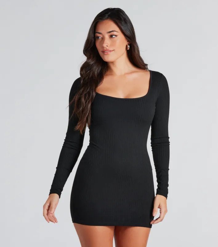 Casual Muse Scoop Neck Mini Dress sold by Windsor