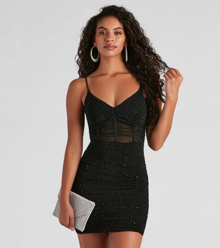 Kerrie Heatstone V-Neck Party Dress sold by Windsor