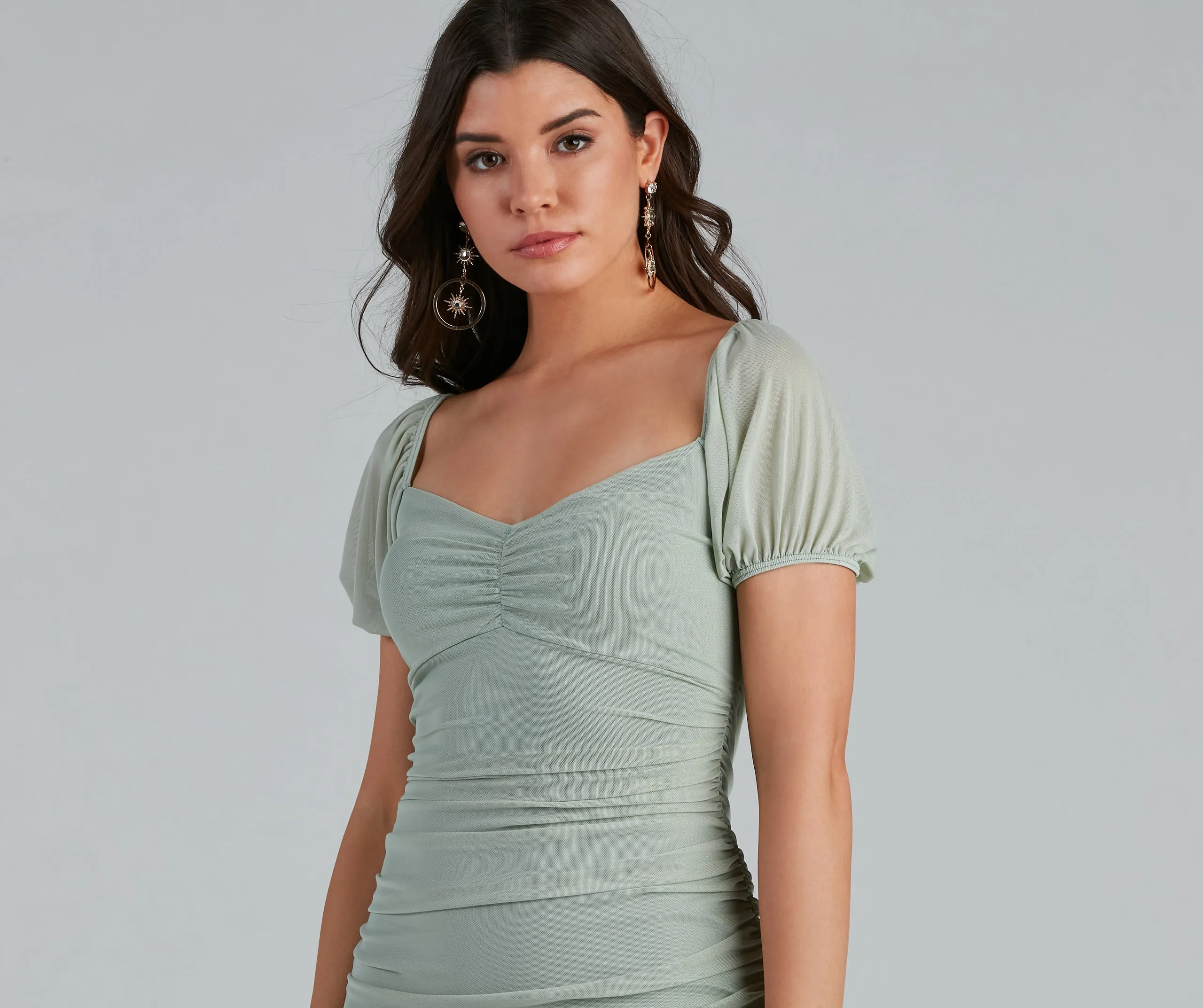 Total Sweetheart Mesh Short Dress sold by Windsor product image thumbnail 4