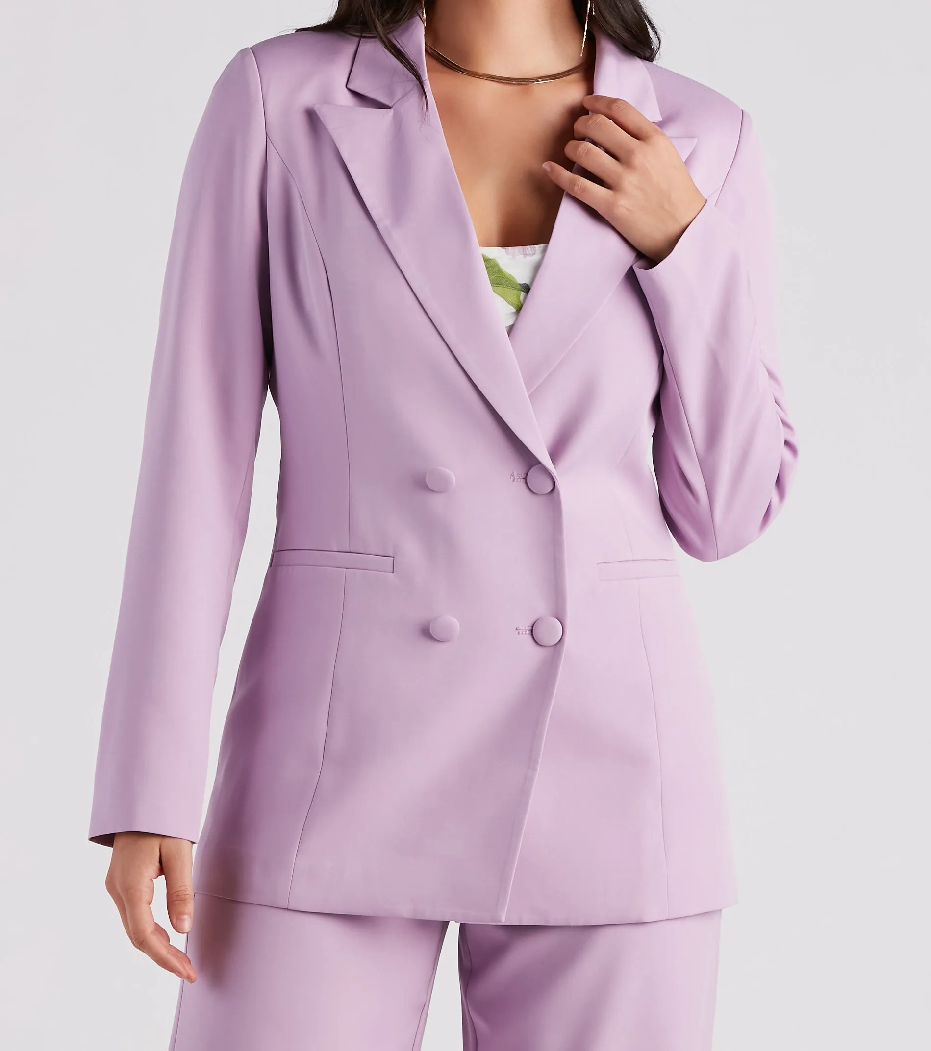 She Means Business Structured Blazer sold by Windsor product image thumbnail 4