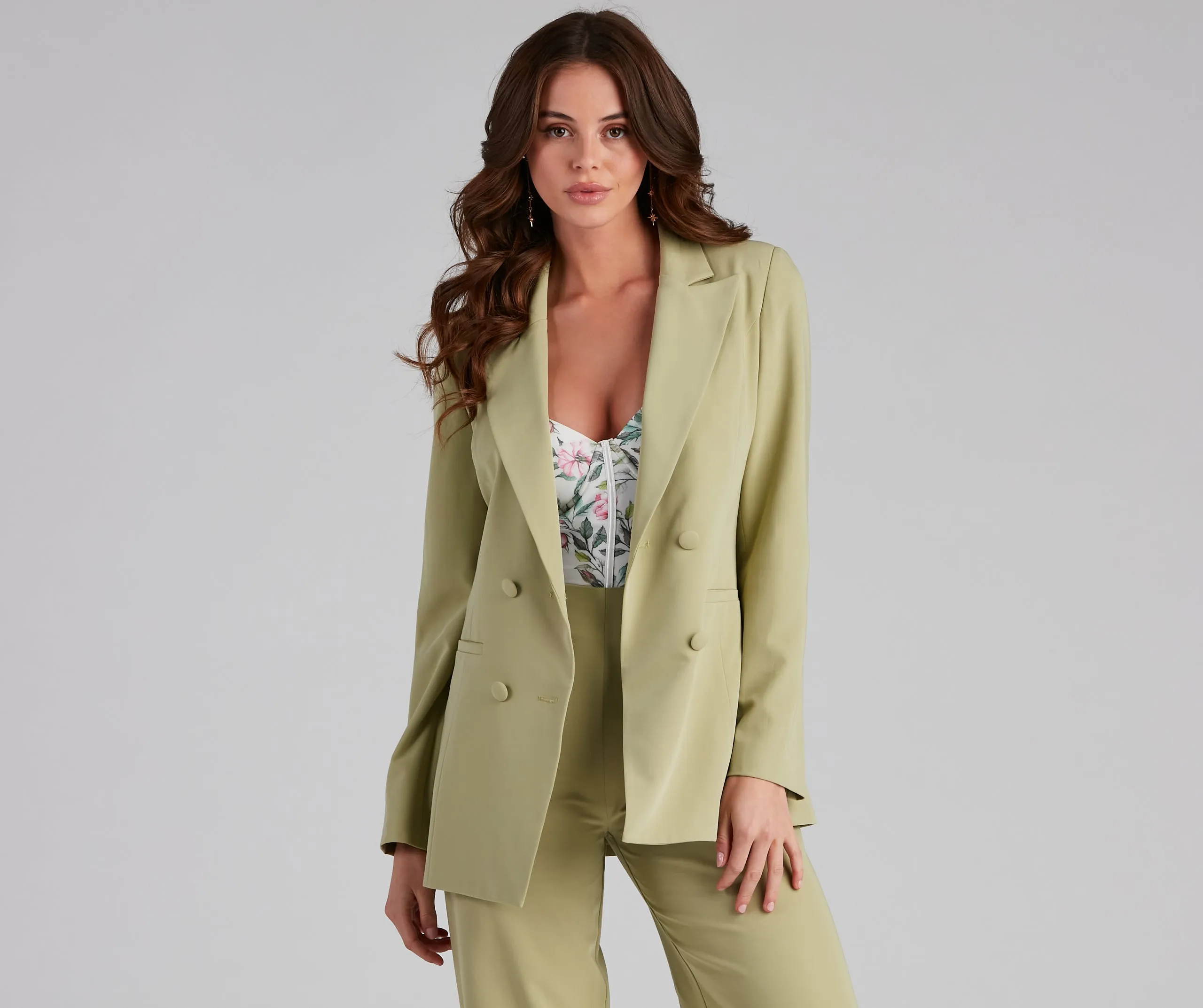 She Means Business Structured Blazer sold by Windsor product image thumbnail 5