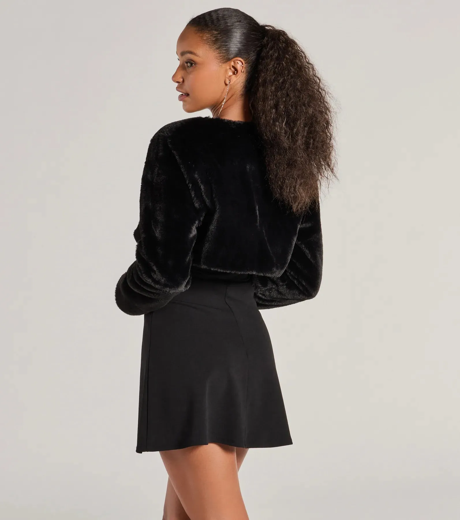 Essential Faux Fur Bolero Jacket sold by Windsor product image thumbnail 2