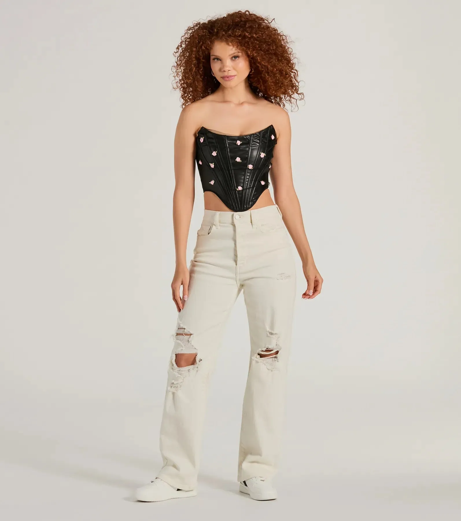 Trend Alert Faux Leather Corset sold by Windsor product image thumbnail 3