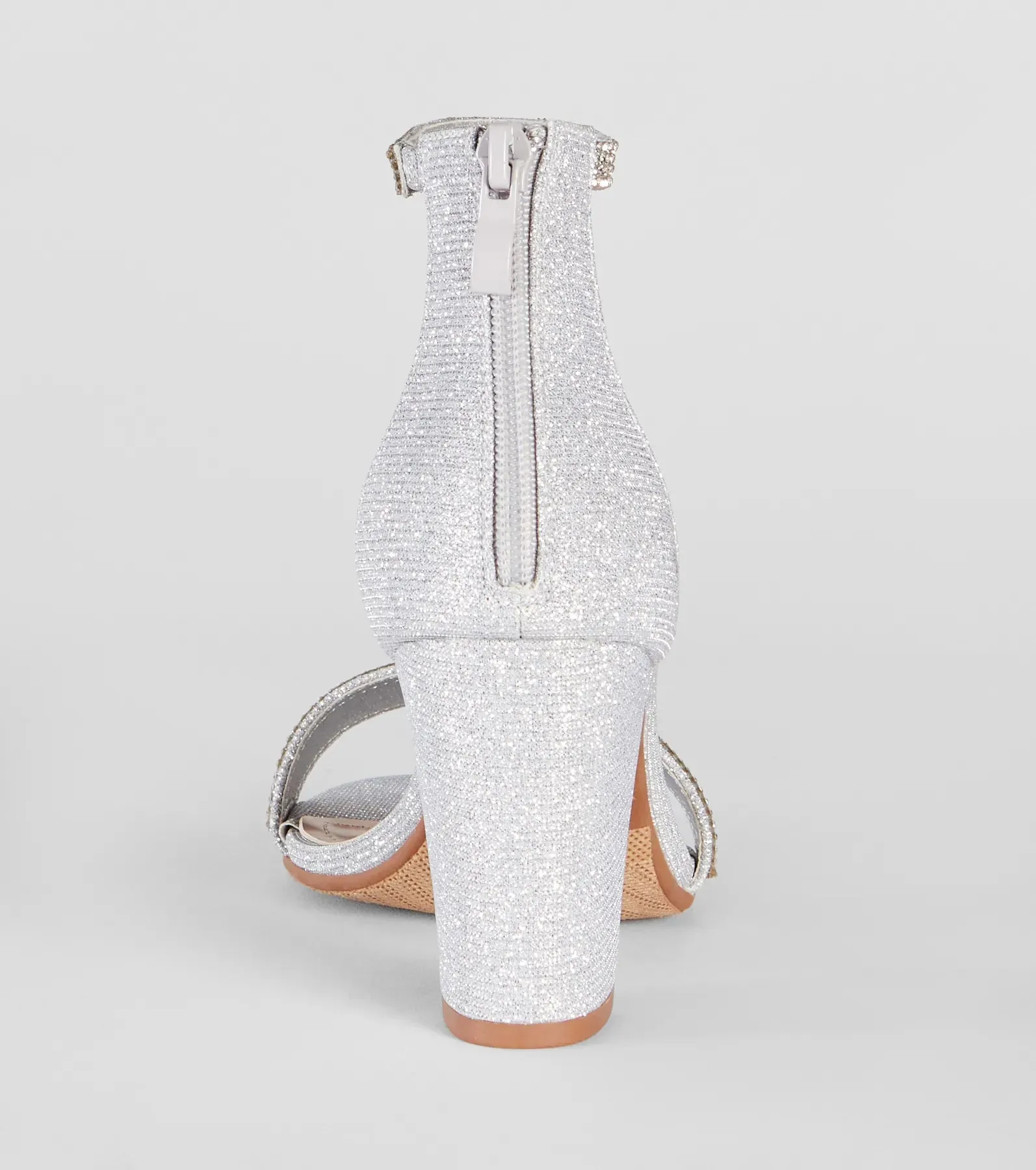 Sparkle Stunner Rhinestone Block Heels sold by Windsor product image thumbnail 4