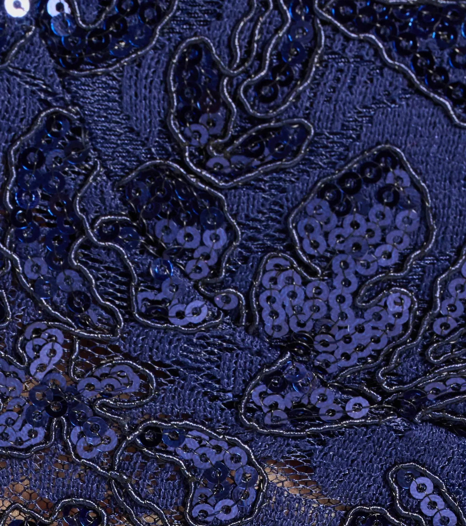 Gemma Sequin Embroidered Lace-Up Mermaid Dress sold by Windsor product image thumbnail 3