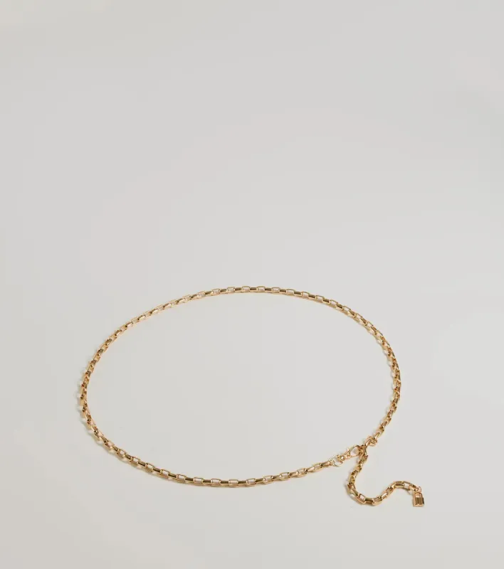 Stylishly Sleek Chain-Link Belt sold by Windsor
