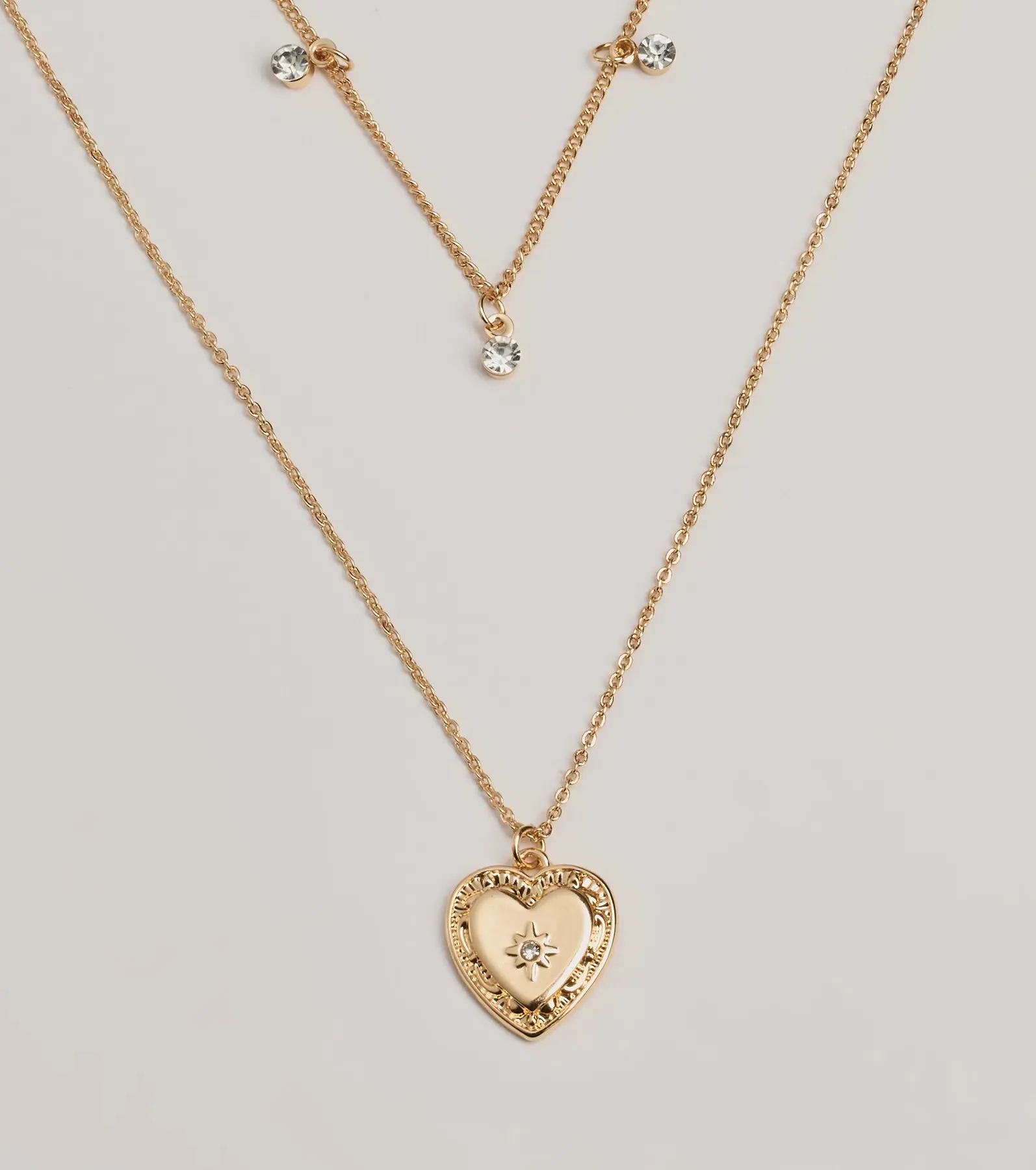 Fall In Love Heart Pendant Layered Necklace sold by Windsor product image thumbnail 2