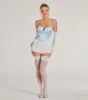 Happily Ever After Satin Bustier Bodysuit sold by Windsor