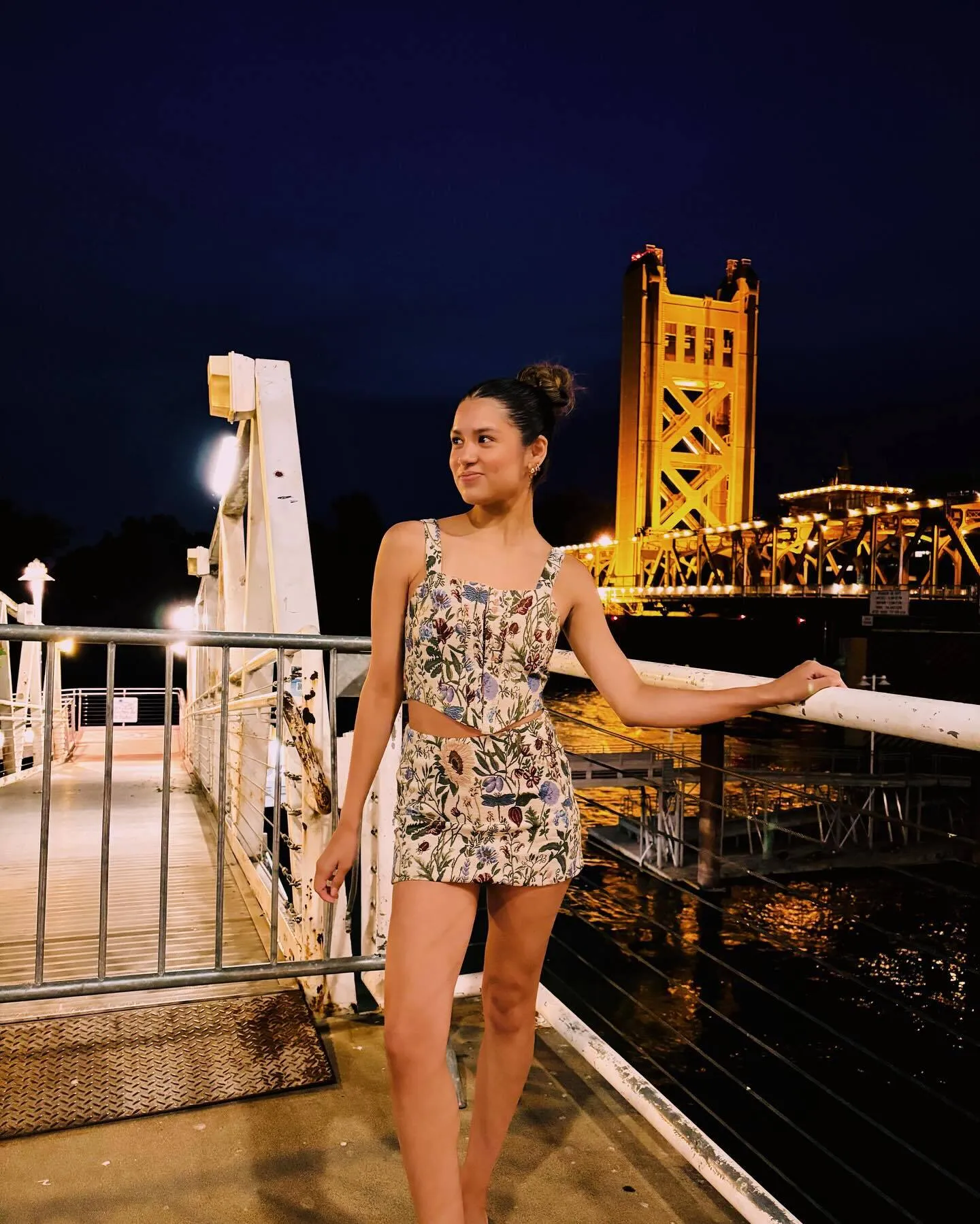 Subtle Sweetness Lace-Up Floral Tapestry Corset Top sold by Windsor product image thumbnail 5