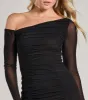 Perfect Darling Long Sleeve Mesh Mini Dress sold by Windsor