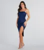 Dazzling Aurora Glitter Sleeveless Midi Dress sold by Windsor