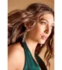 Glam Moment Wavy Rhinestone Fringe Earrings sold by Windsor