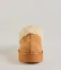 Cozy Luxe Faux Sherpa Lined Platform Shoes sold by Windsor
