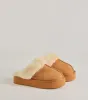 Cozy Luxe Faux Sherpa Lined Platform Shoes sold by Windsor