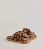 Wildly Chic Faux Fur Leopard Print Slides sold by Windsor