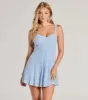 Elisa Sequin Beaded A-Line Mini Dress sold by Windsor