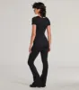 Stylish Strut Seamless Knit Flared Leg Catsuit sold by Windsor
