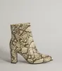 So Fierce Faux Leather Snake Print Ankle Booties sold by Windsor