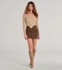 Trendy Textures Ribbed Knit Off-The-Shoulder Top sold by Windsor