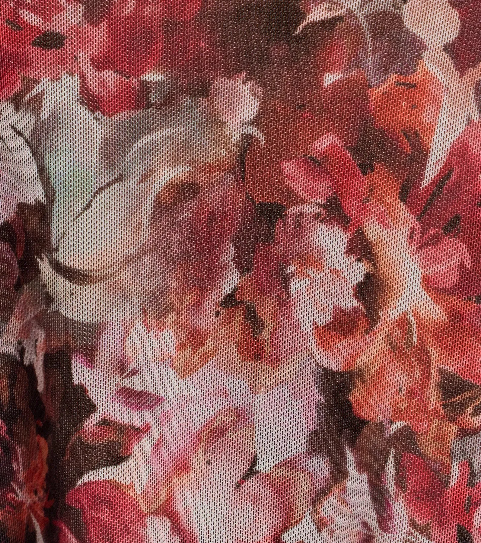 So Sweet Abstract Floral Sleeveless Mesh Top sold by Windsor product image thumbnail 4