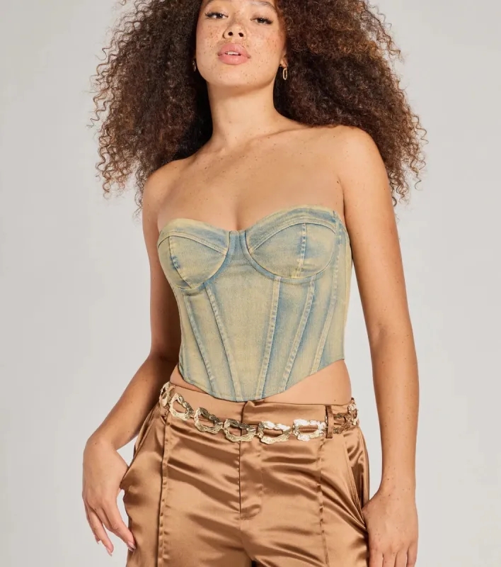 Boldly Chic Abstract Hammered Metal Chain Belt sold by Windsor