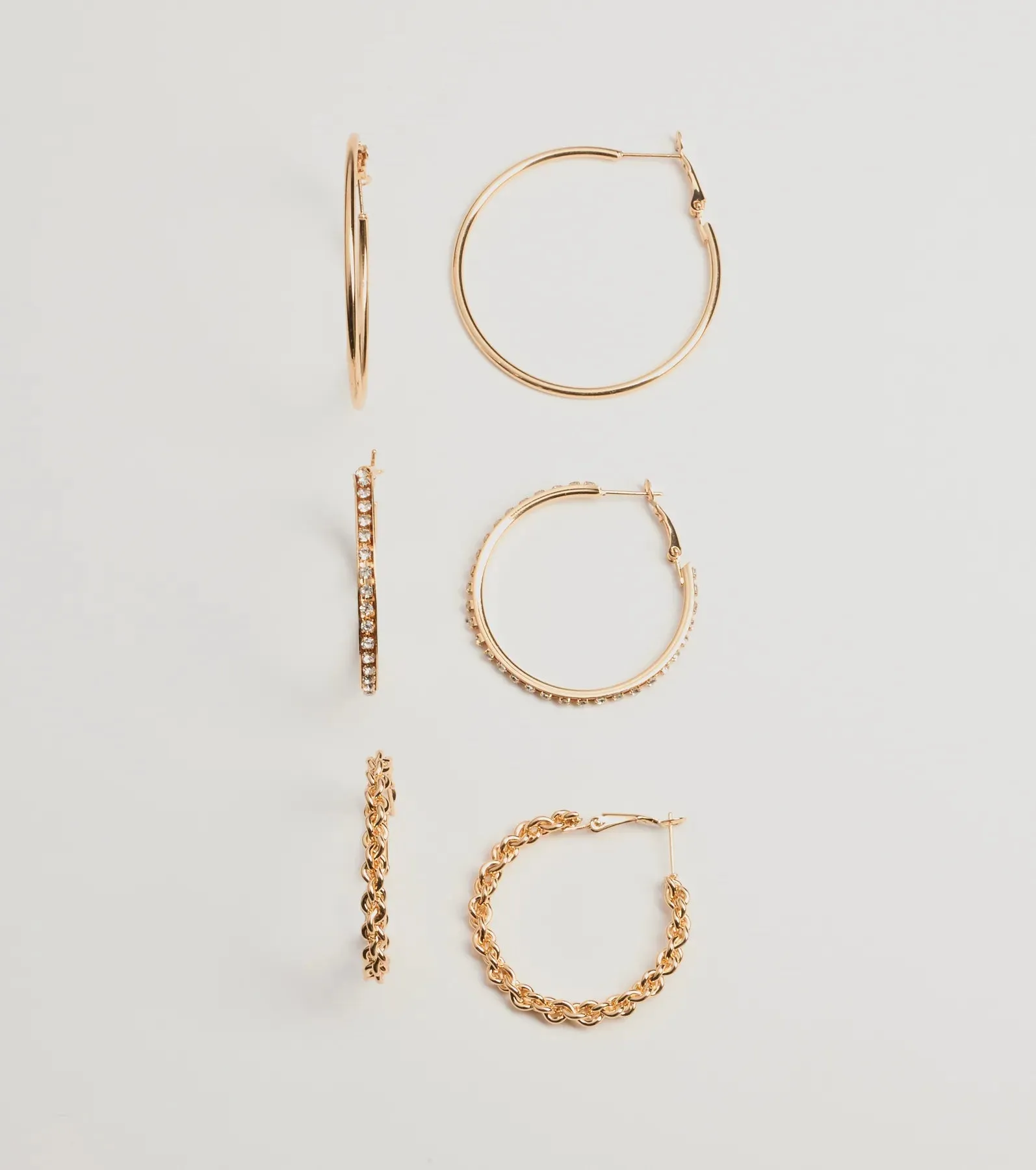 Perfect Balance Hoop Earrings Set sold by Windsor