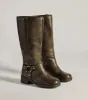 Edgy Look Under-The-Knee Moto Boots sold by Windsor