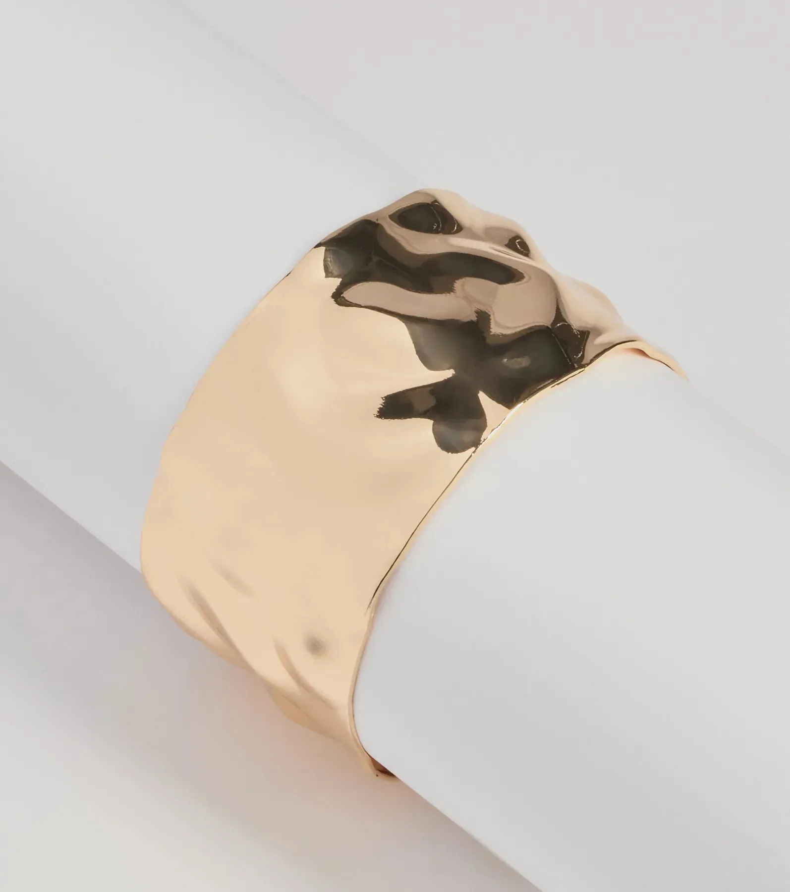 Sleek And Chic Hammered Metal Cuff sold by Windsor