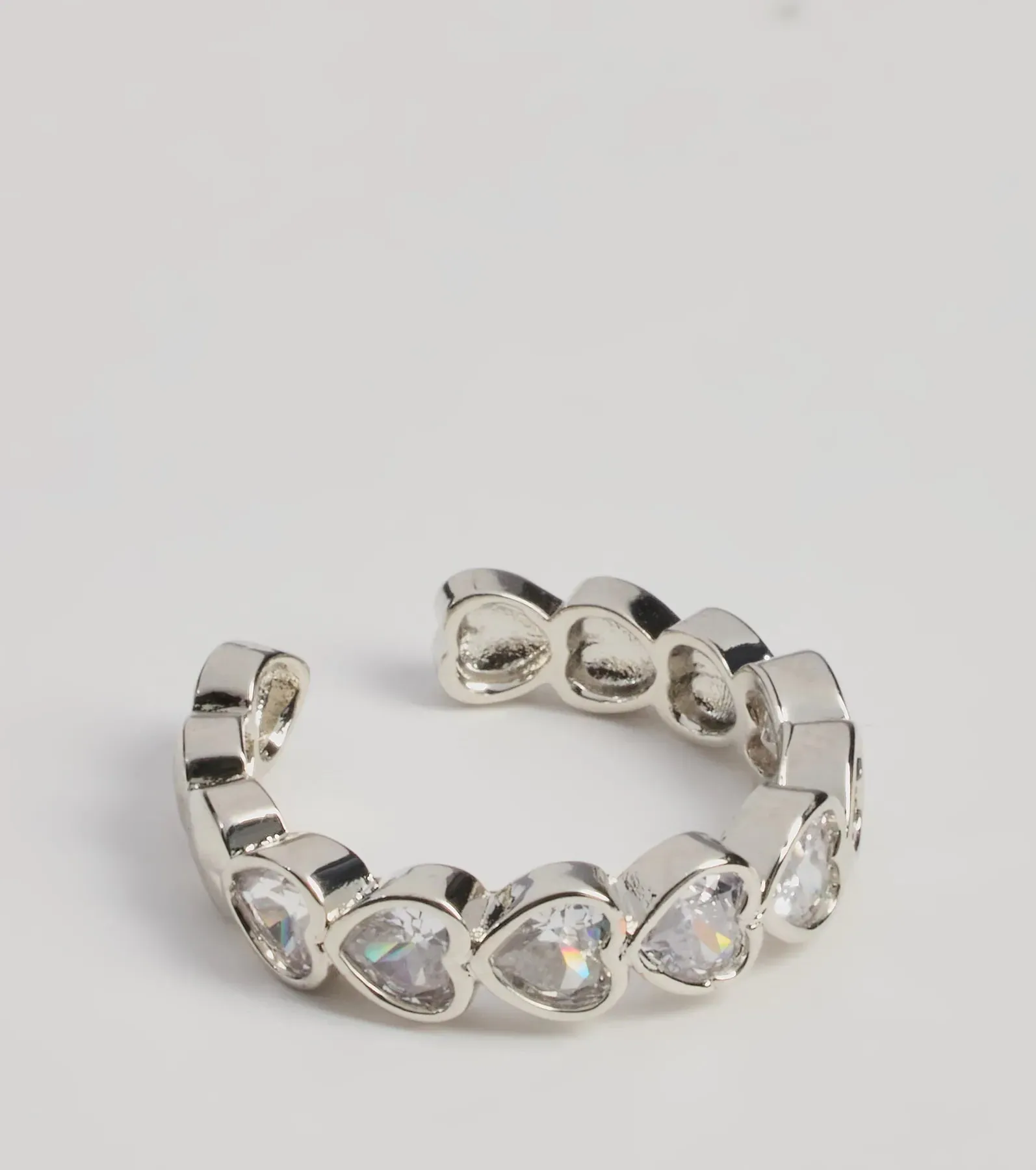 Enchanted Moment Cubic Zirconia Open Heart Ring sold by Windsor