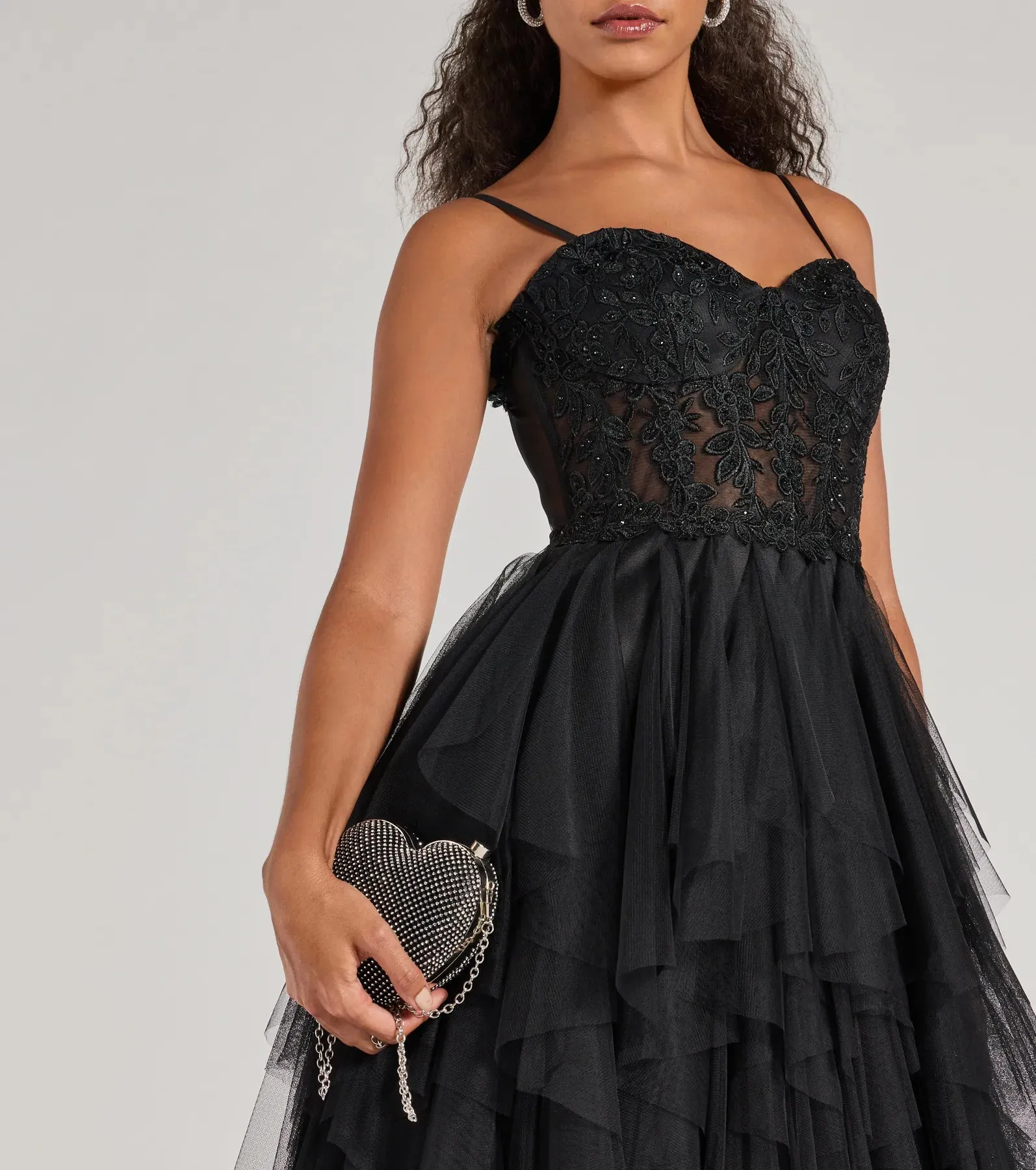 So Lovely Heart Rhinestone Bag sold by Windsor product image thumbnail 4