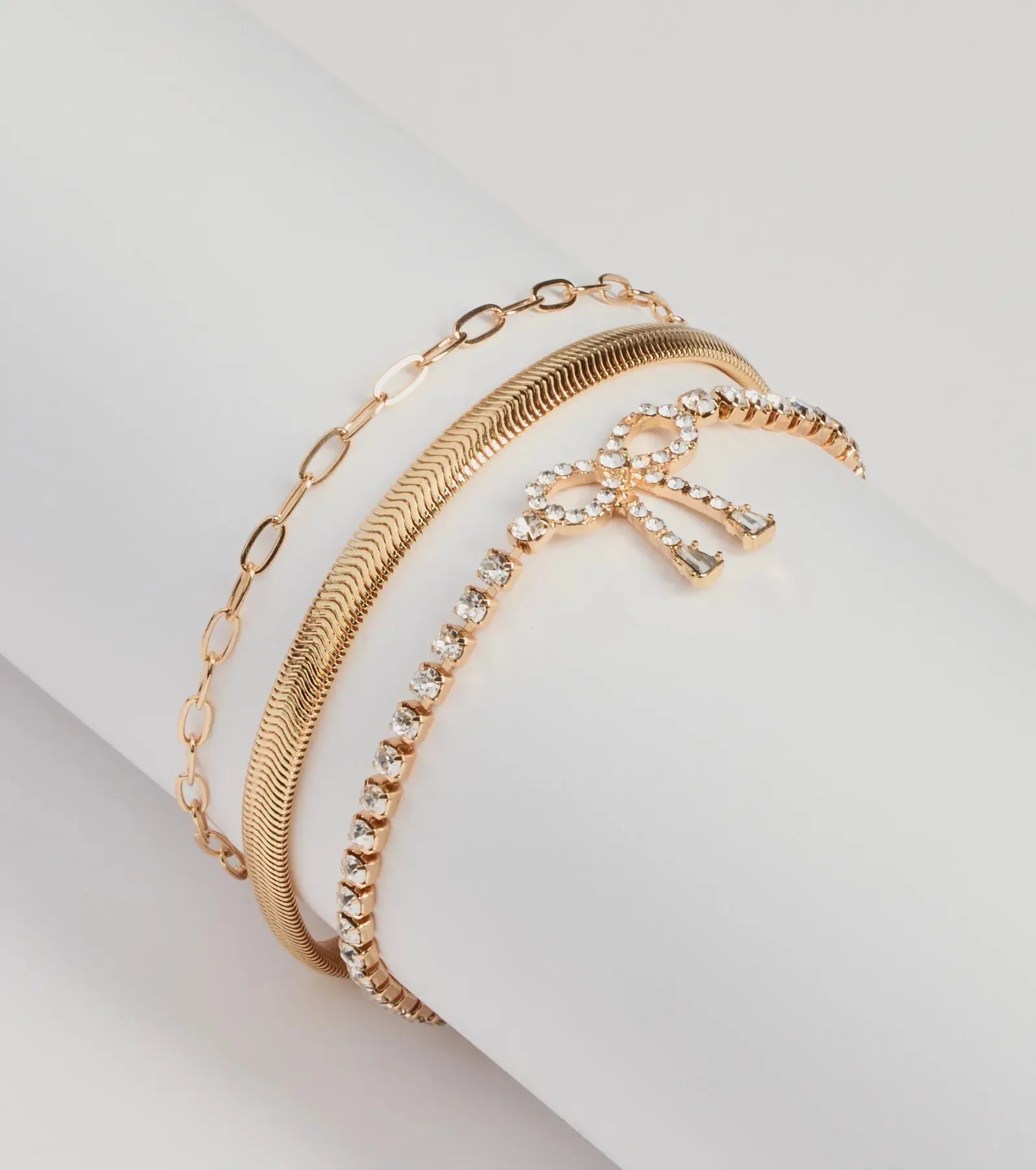 Modern Shine Three-Pack Bracelet Set sold by Windsor