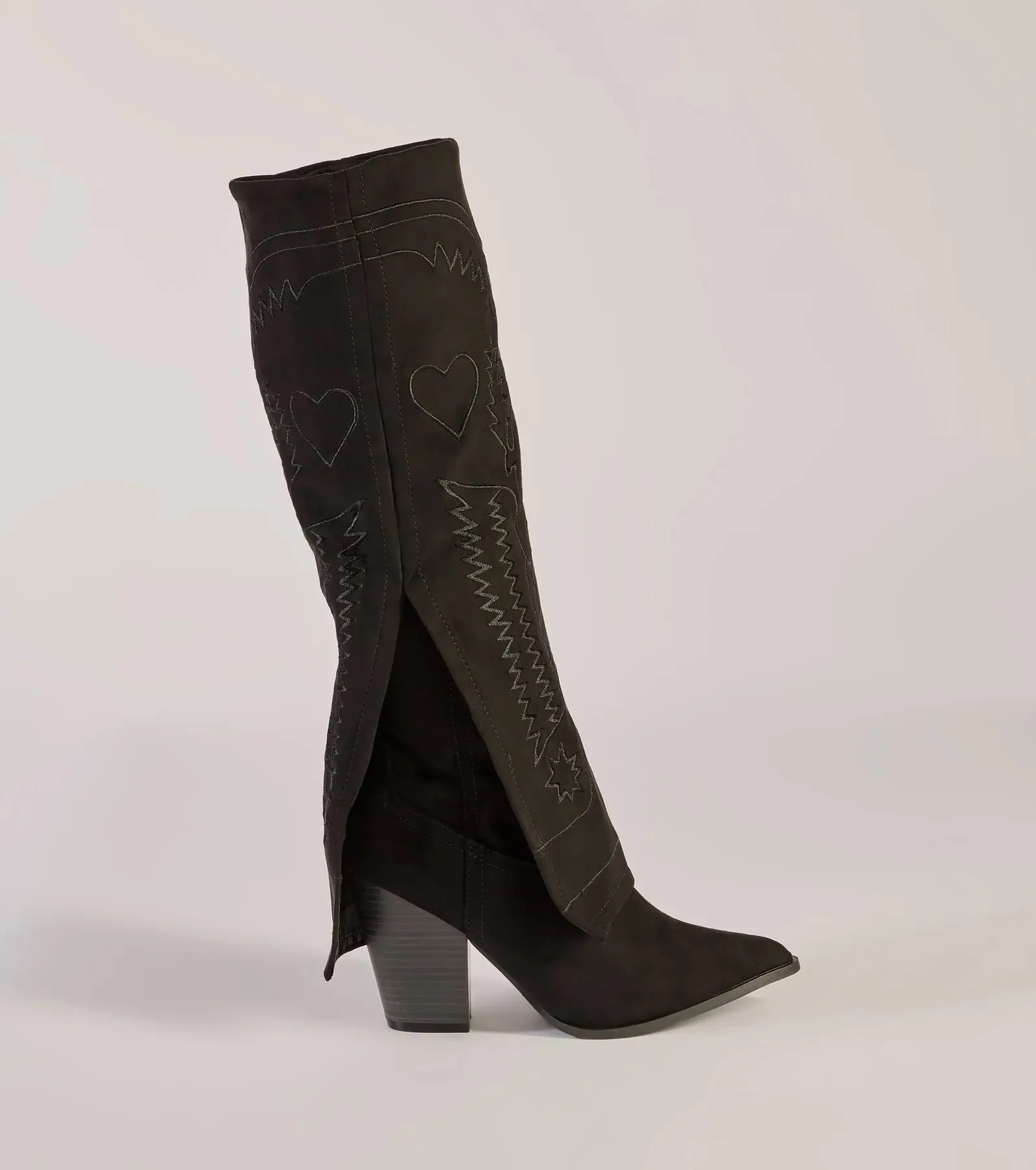 Western Flair Foldover Under-The-Knee-Boots sold by Windsor product image thumbnail 2